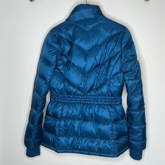 Athleta Banner Peak Down Jacket | Blue | Women’s Small - Picture 9 of 9
